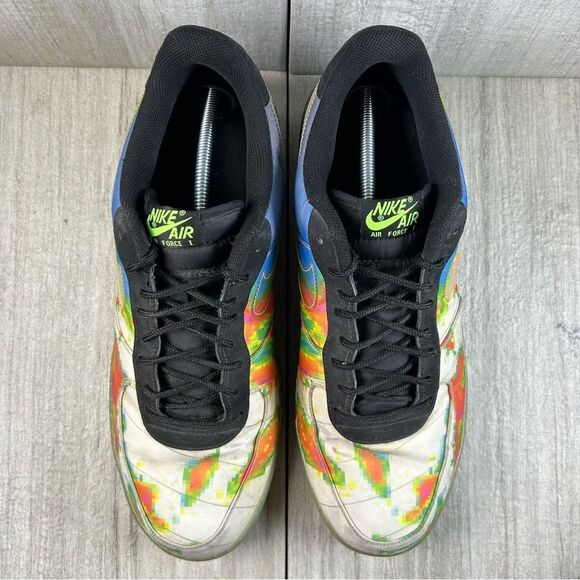 RARE Nike Air Force 1 Comfort PRM Weatherman Sneaker 599457-100 Mens Size 14 - Picture 6 of 10